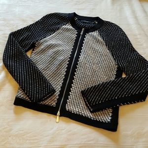 Anthropologie zip up sweater